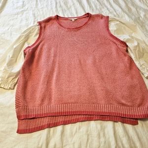 Terra Sky sweater blouse size 2